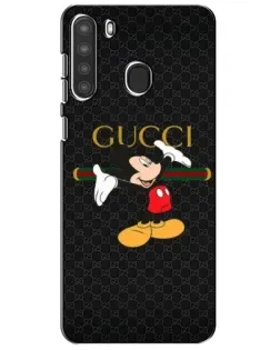 Чехол для Samsung Galaxy A21 (A215) с картинкой «Микки Маус Gucci» Чехол для Samsung Galaxy A21 (A215) с картинкой «Микки Маус Gucci»