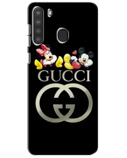 Чехол для Samsung Galaxy A21 (A215) с картинкой «Gucci — герои Disney» Чехол для Samsung Galaxy A21 (A215) с картинкой «Gucci — герои Disney»