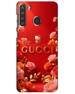 Чехол для Samsung Galaxy A21 (A215) с картинкой «Gucci — золотой сад» Чехол для Samsung Galaxy A21 (A215) с картинкой «Gucci — золотой сад»