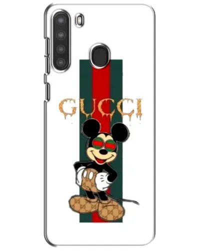 Чехол для Samsung Galaxy A21 (A215) с картинкой «Микки Маус Gucci — полосы» Чехол для Samsung Galaxy A21 (A215) с картинкой «Микки Маус Gucci — полосы»