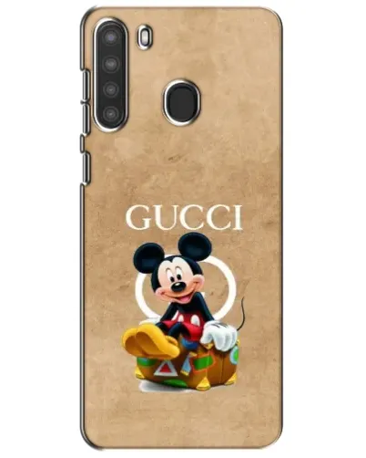 Чехол для Samsung Galaxy A21 (A215) с картинкой «Микки Маус Gucci — крафт» Чехол для Samsung Galaxy A21 (A215) с картинкой «Микки Маус Gucci — крафт»