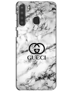 Чехол для Samsung Galaxy A21 (A215) с картинкой «Gucci — мраморный шик» Чехол для Samsung Galaxy A21 (A215) с картинкой «Gucci — мраморный шик»