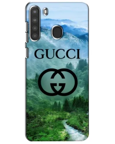 Чехол для Samsung Galaxy A21 (A215) с картинкой «Gucci — горный пейзаж» Чехол для Samsung Galaxy A21 (A215) с картинкой «Gucci — горный пейзаж»