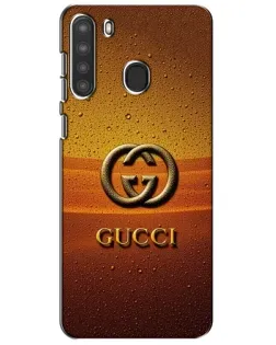 Чехол для Samsung Galaxy A21 (A215) с картинкой «Gucci — солнечный градиент» Чехол для Samsung Galaxy A21 (A215) с картинкой «Gucci — солнечный градиент»