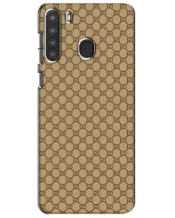 Чехол для Samsung Galaxy A21 (A215) с картинкой «Gucci — классический беж» Чехол для Samsung Galaxy A21 (A215) с картинкой «Gucci — классический беж»