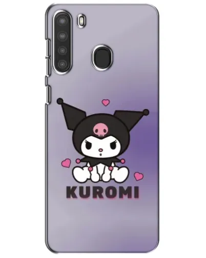 Чехол для Samsung Galaxy A21 (A215) с картинкой «Kuromi — фиолетовый арт»