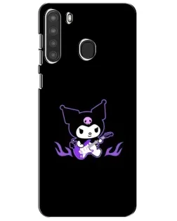 Чехол для Samsung Galaxy A21 (A215) с картинкой «Электрическая Kuromi» Чехол для Samsung Galaxy A21 (A215) с картинкой «Электрическая Kuromi»