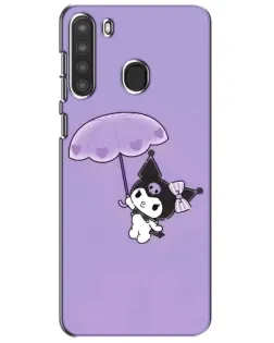 Чехол для Samsung Galaxy A21 (A215) с картинкой «Kuromi с зонтиком» Чехол для Samsung Galaxy A21 (A215) с картинкой «Kuromi с зонтиком»