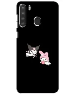 Чехол для Samsung Galaxy A21 (A215) с картинкой «My Melody и Kuromi» Чехол для Samsung Galaxy A21 (A215) с картинкой «My Melody и Kuromi»
