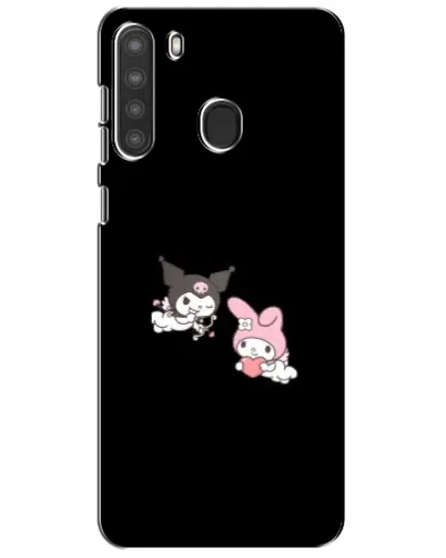 Чехол для Samsung Galaxy A21 (A215) с картинкой «My Melody и Kuromi»