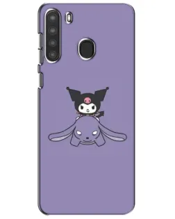 Чехол для Samsung Galaxy A21 (A215) с картинкой «Kuromi на лиловом фоне» Чехол для Samsung Galaxy A21 (A215) с картинкой «Kuromi на лиловом фоне»