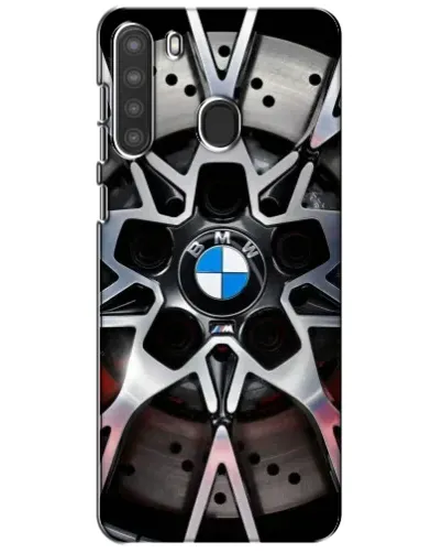 Чехол для Samsung Galaxy A21 (A215) с картинкой «BMW — деталь диска»