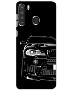 Чохол для Samsung Galaxy A21 (A215) з картинкою «Темний силует BMW» Чохол для Samsung Galaxy A21 (A215) з картинкою «Темний силует BMW»