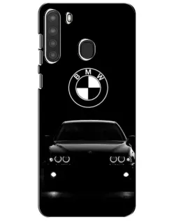 Чохол для Samsung Galaxy A21 (A215) з картинкою «BMW — погляд з темряви» Чохол для Samsung Galaxy A21 (A215) з картинкою «BMW — погляд з темряви»