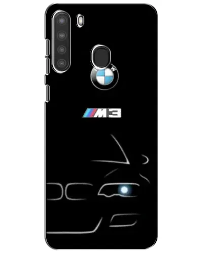 Чехол для Samsung Galaxy A21 (A215) с картинкой «Минималистичный принт BMW M3»