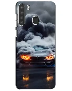 Чохол для Samsung Galaxy A21 (A215) з картинкою «BMW у диму» Чохол для Samsung Galaxy A21 (A215) з картинкою «BMW у диму»