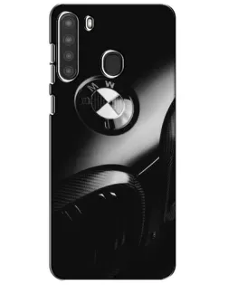 Чохол для Samsung Galaxy A21 (A215) з картинкою «Емблема BMW — макро» Чохол для Samsung Galaxy A21 (A215) з картинкою «Емблема BMW — макро»