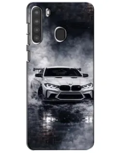 Чохол для Samsung Galaxy A21 (A215) з картинкою «BMW крізь туман» Чохол для Samsung Galaxy A21 (A215) з картинкою «BMW крізь туман»