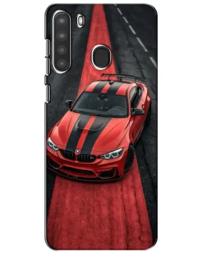Чехол для Samsung Galaxy A21 (A215) с картинкой «BMW на красной дорожке»
