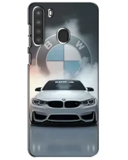 Чохол для Samsung Galaxy A21 (A215) з картинкою «BMW в білому диму» Чохол для Samsung Galaxy A21 (A215) з картинкою «BMW в білому диму»