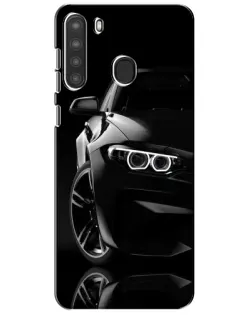 Чохол для Samsung Galaxy A21 (A215) з картинкою «Чорна BMW — профіль» Чохол для Samsung Galaxy A21 (A215) з картинкою «Чорна BMW — профіль»