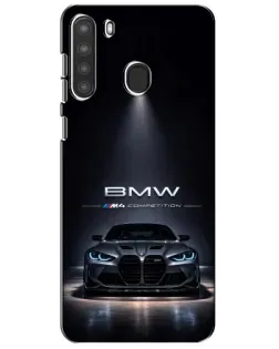 Чохол для Samsung Galaxy A21 (A215) з картинкою «BMW крізь нічне місто» Чохол для Samsung Galaxy A21 (A215) з картинкою «BMW крізь нічне місто»
