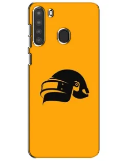 Чехол для Samsung Galaxy A21 (A215) с картинкой «PUBG — золотой шлем» Чехол для Samsung Galaxy A21 (A215) с картинкой «PUBG — золотой шлем»