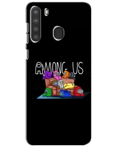 Чехол для Samsung Galaxy A21 (A215) с картинкой «Логотип Among Us» Чехол для Samsung Galaxy A21 (A215) с картинкой «Логотип Among Us»
