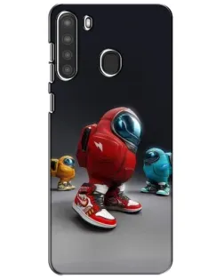 Чехол для Samsung Galaxy A21 (A215) с картинкой «Among Us — 3D стиль» Чехол для Samsung Galaxy A21 (A215) с картинкой «Among Us — 3D стиль»