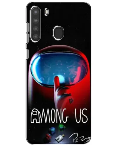 Чехол для Samsung Galaxy A21 (A215) с картинкой «Красный импостер — макро» Чехол для Samsung Galaxy A21 (A215) с картинкой «Красный импостер — макро»