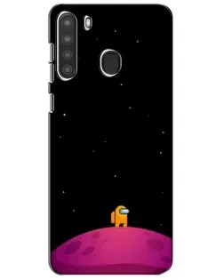 Чехол для Samsung Galaxy A21 (A215) с картинкой «Одинокий герой на планете» Чехол для Samsung Galaxy A21 (A215) с картинкой «Одинокий герой на планете»
