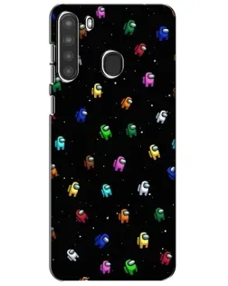 Чехол для Samsung Galaxy A21 (A215) с картинкой «Экипаж Among Us» Чехол для Samsung Galaxy A21 (A215) с картинкой «Экипаж Among Us»