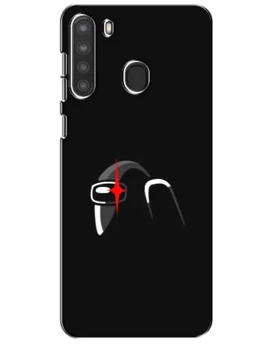 Чехол для Samsung Galaxy A21 (A215) с картинкой «Among Us шлем» Чехол для Samsung Galaxy A21 (A215) с картинкой «Among Us шлем»