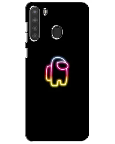 Чехол для Samsung Galaxy A21 (A215) с картинкой «Among Us градиент» Чехол для Samsung Galaxy A21 (A215) с картинкой «Among Us градиент»