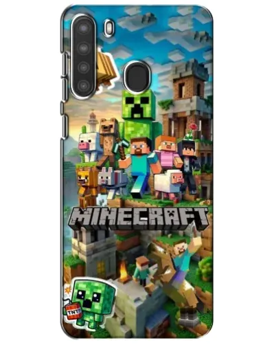 Чехол для Samsung Galaxy A21 (A215) с картинкой «Замок Minecraft» Чехол для Samsung Galaxy A21 (A215) с картинкой «Замок Minecraft»
