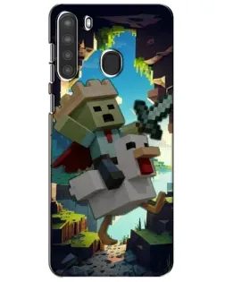 Чехол для Samsung Galaxy A21 (A215) с картинкой «Стив и гусь»