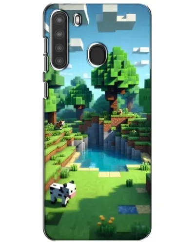 Чехол для Samsung Galaxy A21 (A215) с картинкой «Minecraft летний день» Чехол для Samsung Galaxy A21 (A215) с картинкой «Minecraft летний день»