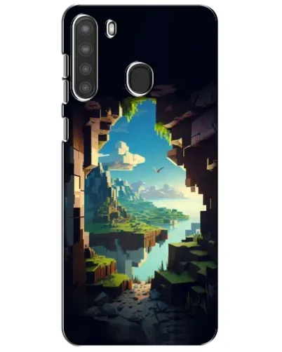 Чехол для Samsung Galaxy A21 (A215) с картинкой «Вид из пещеры» Чехол для Samsung Galaxy A21 (A215) с картинкой «Вид из пещеры»