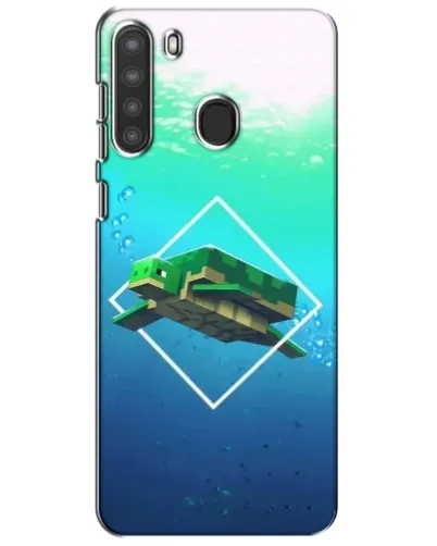 Чехол для Samsung Galaxy A21 (A215) с картинкой «Черепаха Minecraft» Чехол для Samsung Galaxy A21 (A215) с картинкой «Черепаха Minecraft»