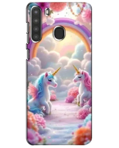 Чехол для Samsung Galaxy A21 (A215) с картинкой «Радуга и единороги» Чехол для Samsung Galaxy A21 (A215) с картинкой «Радуга и единороги»