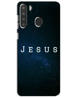 Чехол для Samsung Galaxy A21 (A215) с картинкой «Звездное небо Jesus»
