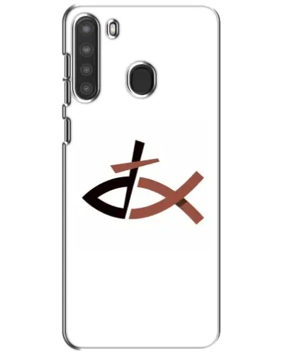 Чехол для Samsung Galaxy A21 (A215) с картинкой «Рыба и крест» Чехол для Samsung Galaxy A21 (A215) с картинкой «Рыба и крест»