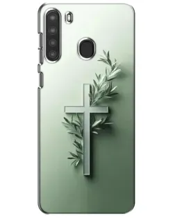 Чехол для Samsung Galaxy A21 (A215) с картинкой «Оливковая ветвь»