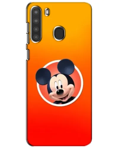 Чехол для Samsung Galaxy A21 (A215) с картинкой «Mickey в круге»