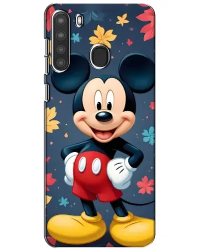Чехол для Samsung Galaxy A21 (A215) с картинкой «Осенний Mickey Mouse»