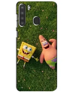 Чехол для Samsung Galaxy A21 (A215) с картинкой «Друзья на лужайке» Чехол для Samsung Galaxy A21 (A215) с картинкой «Друзья на лужайке»