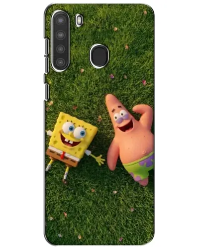 Чехол для Samsung Galaxy A21 (A215) с картинкой «Друзья на лужайке» Чехол для Samsung Galaxy A21 (A215) с картинкой «Друзья на лужайке»