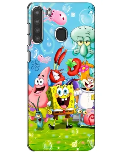 Чехол для Samsung Galaxy A21 (A215) с картинкой «Губка Боб и друзья» Чехол для Samsung Galaxy A21 (A215) с картинкой «Губка Боб и друзья»