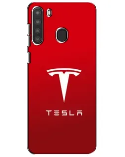 Чехол для Samsung Galaxy A21 (A215) с картинкой «Tesla Red Classic» Чехол для Samsung Galaxy A21 (A215) с картинкой «Tesla Red Classic»