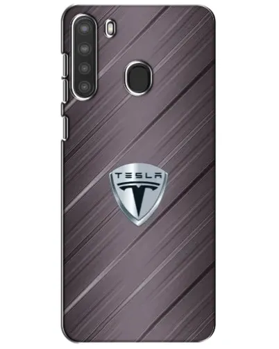Чехол для Samsung Galaxy A21 (A215) с картинкой «Металлическая текстура Tesla» Чехол для Samsung Galaxy A21 (A215) с картинкой «Металлическая текстура Tesla»